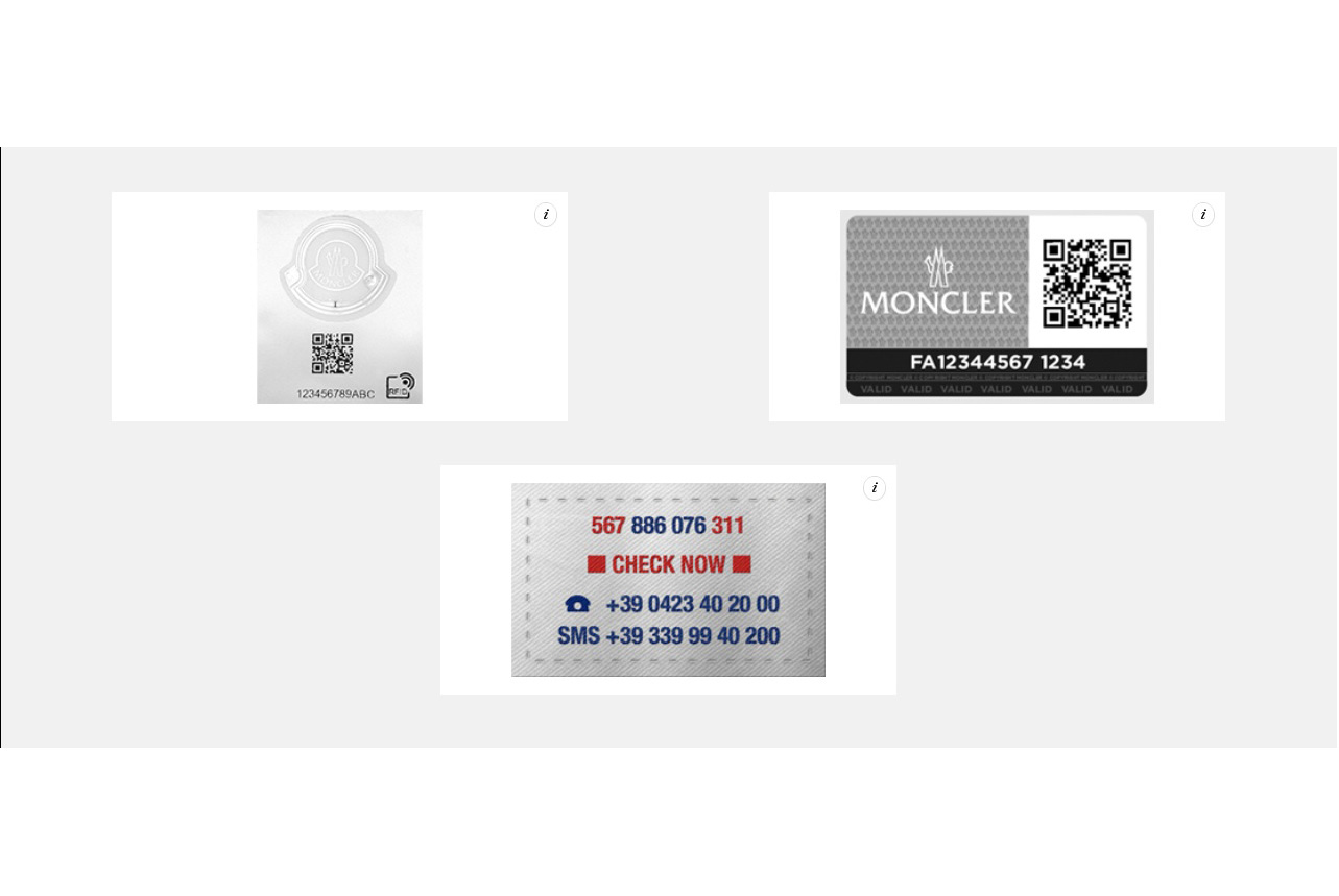 Moncler正規品と並行輸入品 シリアルコードアイテム登録の行方