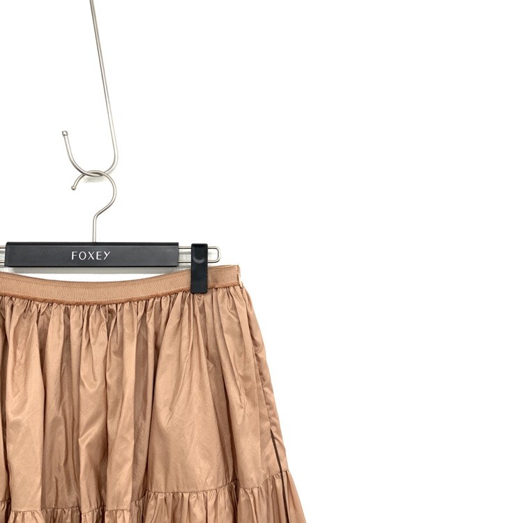 スカート丈68cmフォクシー ブティック シルクスカート Dolly Noir 40