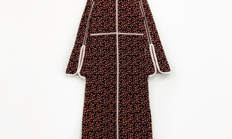 お買取したマメクロゴウチのOsmanthus Motif Jacquard Knitted Dress全体の写真