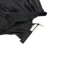 AKIRANAKA/アキラナカ Doloress flare skirt ブラック/1 AS2139 定価49,000円/2021SSブランドタグ画像です